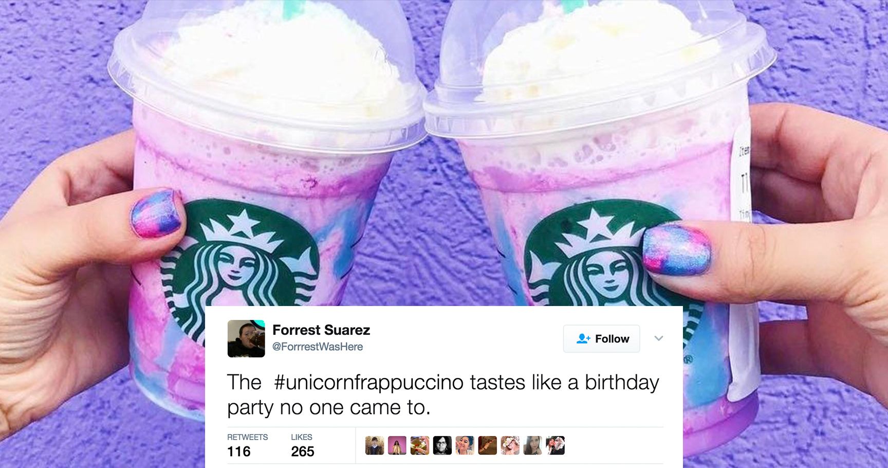 15 Most Savage Reactions To The Starbucks Unicorn Frappuccino 15 Most Savage Reactions To The Starbucks Unicorn Frappuccino