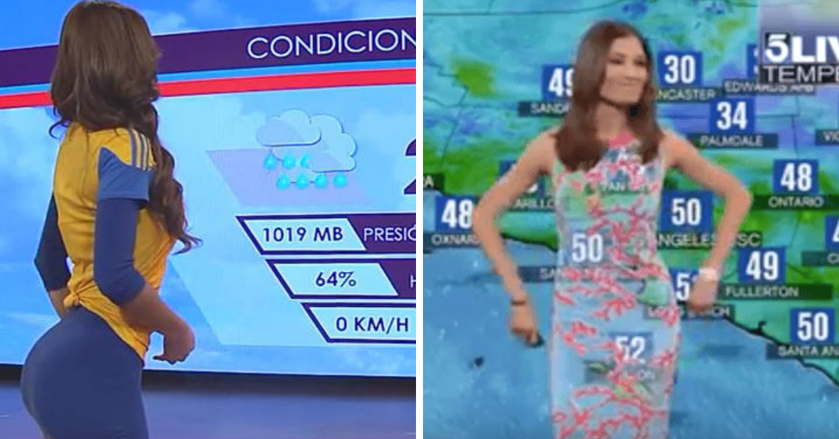 14 Photos Of Weather Girls That Showed Too Much Live On