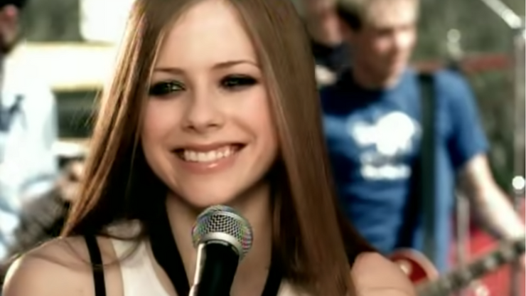 Avril Lavigne performs Complicated music video, 2002Via Avril Lavigne/YouTube