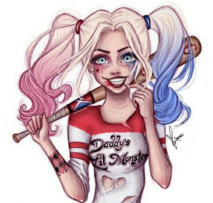 20 Fan Art Pictures Of Harley Quinn That Change The Way We See Her