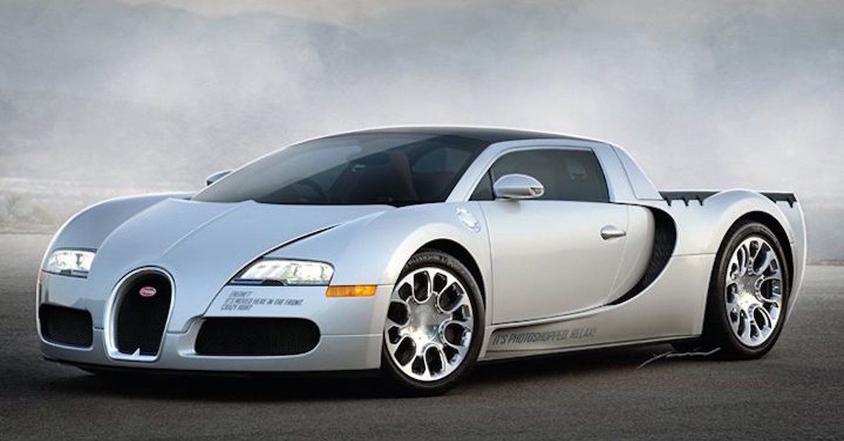 14 Pictures Of Supercars Turned Into Pickup Trucks