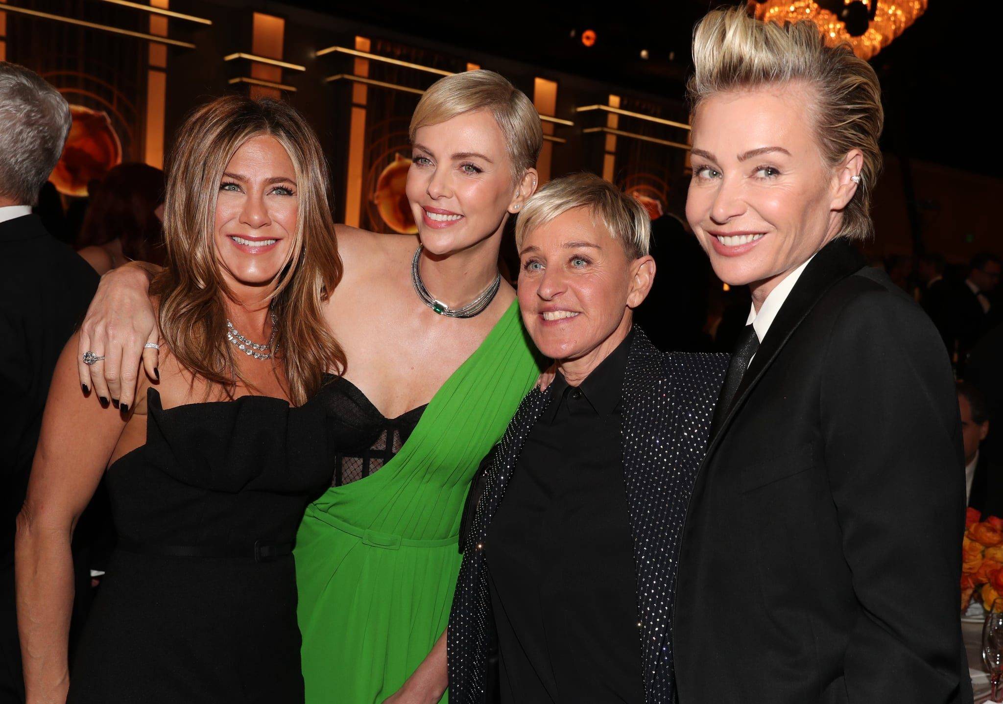 Ellen DeGeneres Jennifer Aniston 2020 Golden Globes