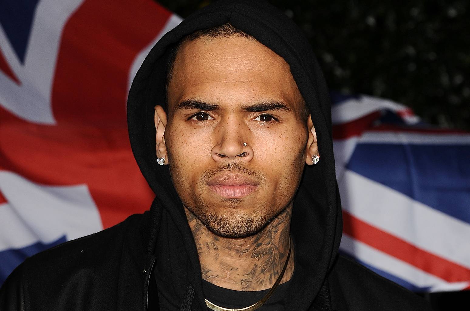 Chris Brown zangado