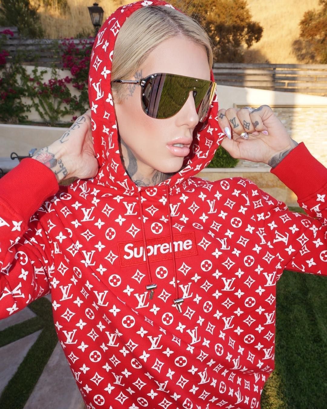 jeffree star gucci coat