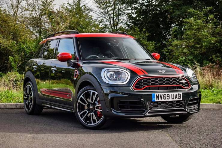 MINI John Cooper Works with red stripes