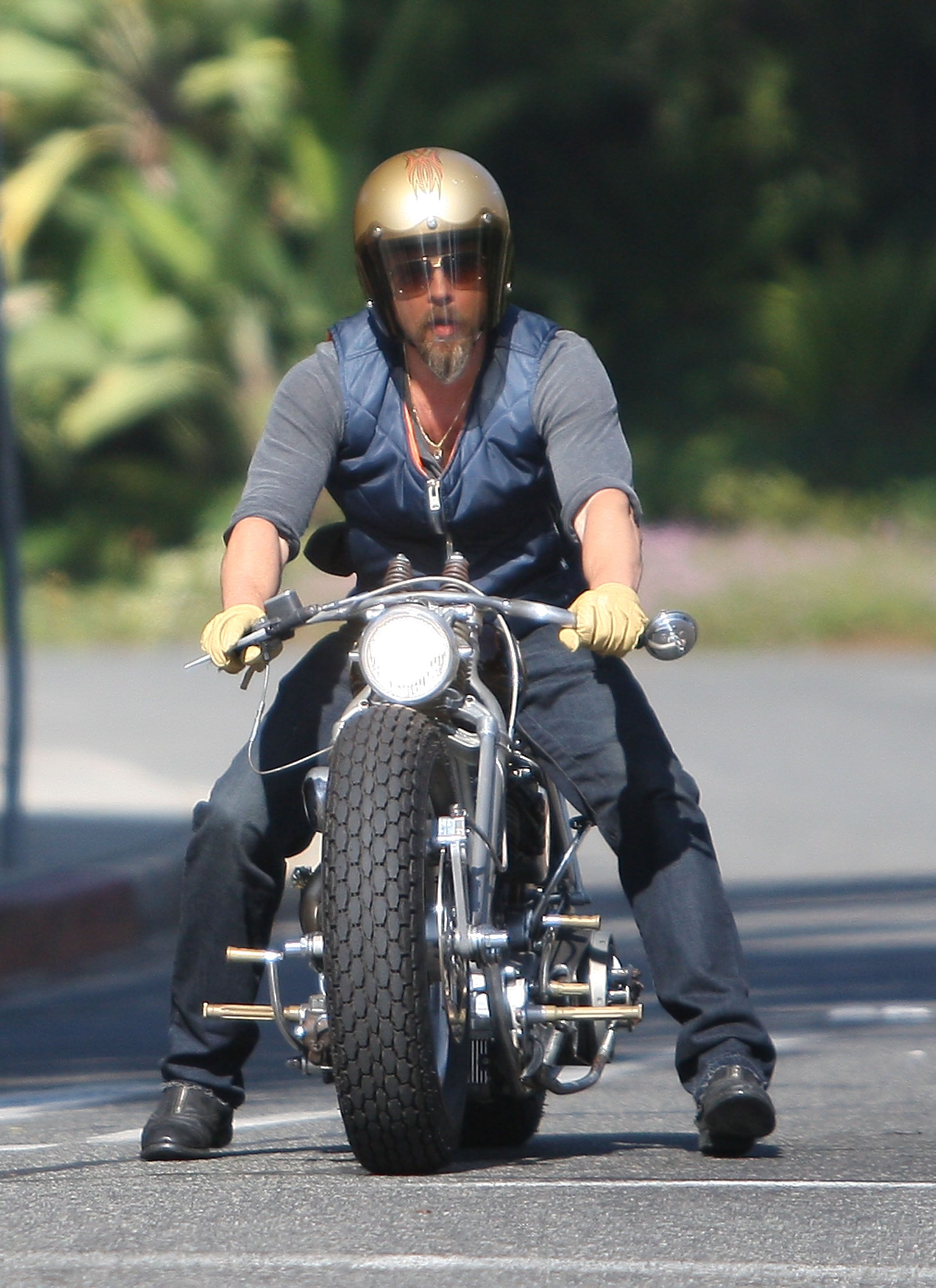 brad pitt harley