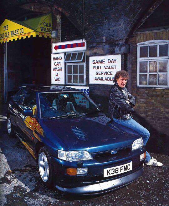 Jeremy Clarkson i Ford Escort RS Cosworth