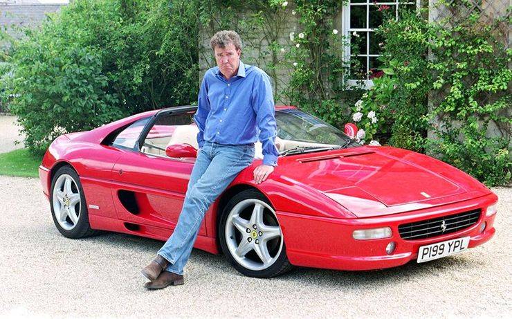 Jeremy Clarkson i Ferrari F355 GTS