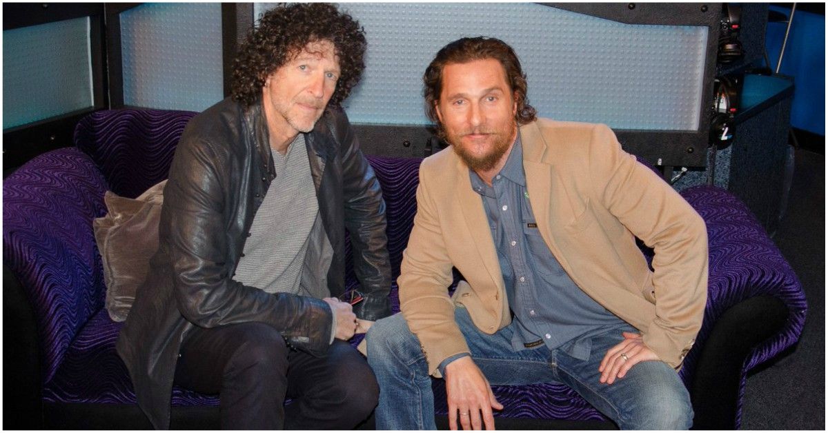 Why Howard Stern Thinks Matthew Mcconaughey Desperately Needs Therapy why howard stern thinks matthew